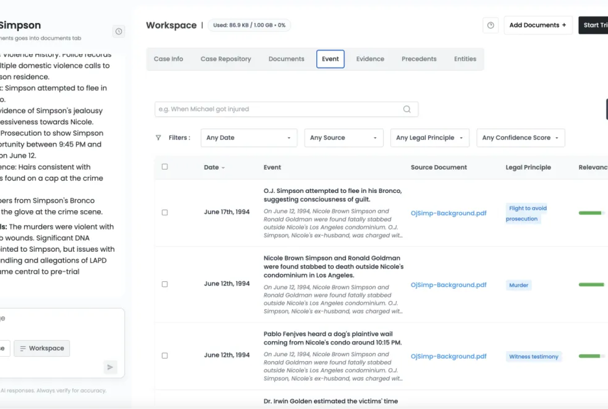 ChronoVault Business Litigation Documentation Platform